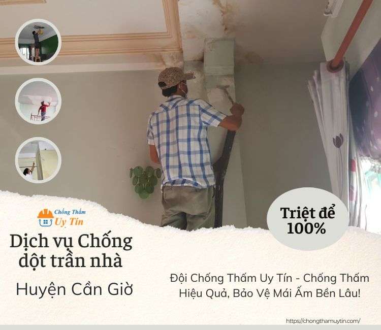 Chống dột trần nhà tại Huyện Cần Giờ