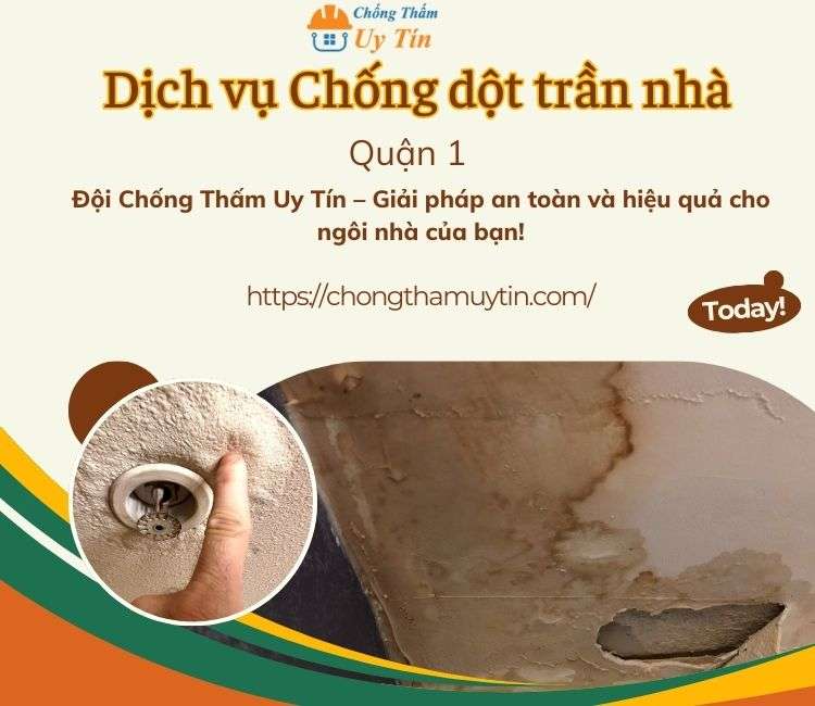 Chống dột trần nhà tại Quận 1