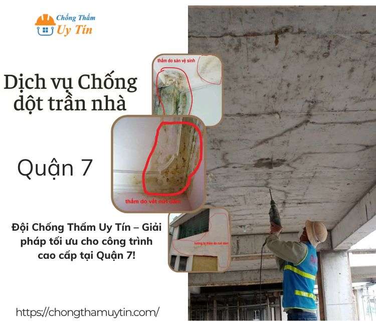 Chống dột trần nhà tại Quận 7