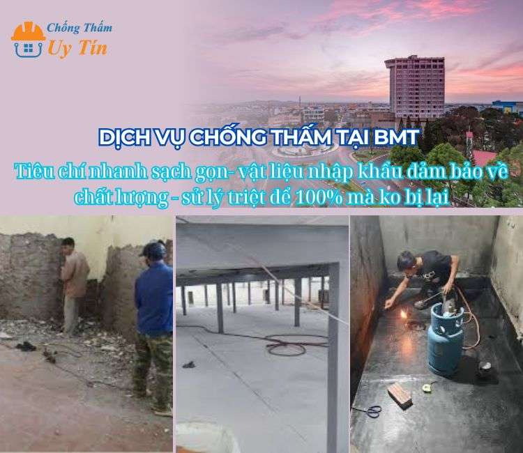 Dịch vụ chống thấm tại bmt