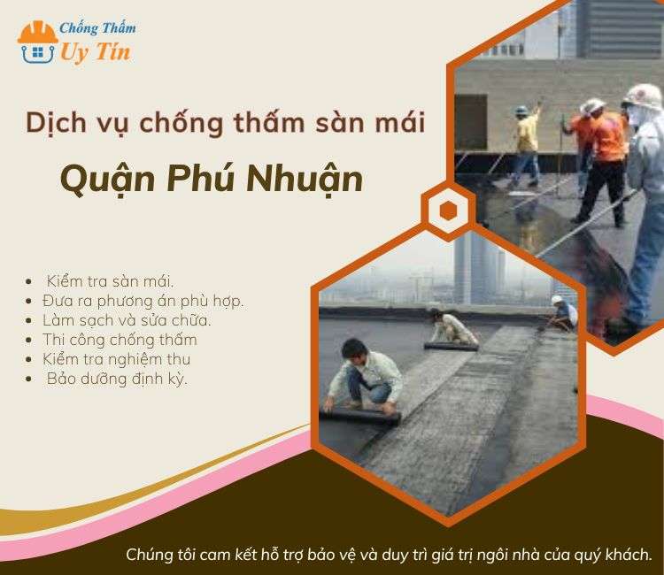 chống thấm sàn mái tại Quận Phú Nhuận