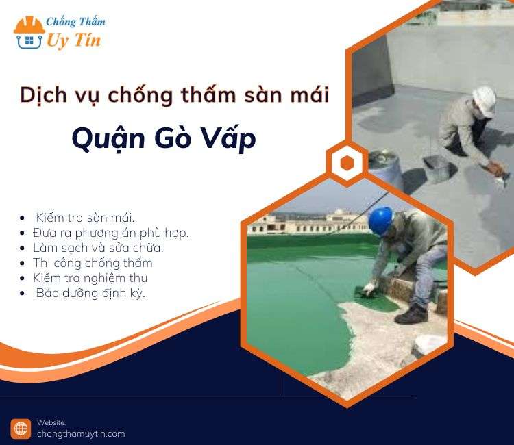 chống thấm sàn mái tại Quận gò vấp