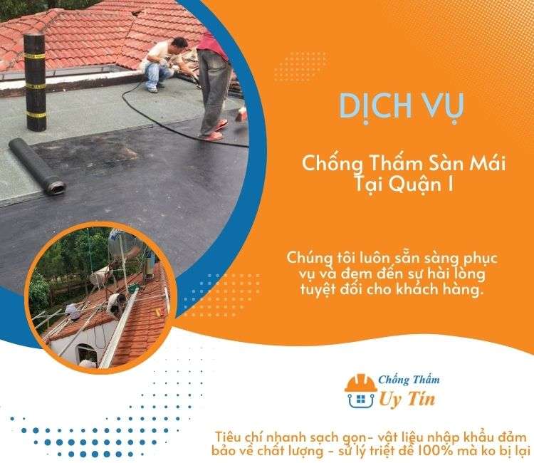 chống thấm sàn mái tại quận 1